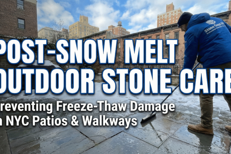 Post-Snow Melt Outdoor Stone Care: Preventing Freeze-Thaw Damage in NYC Patios & Walkways