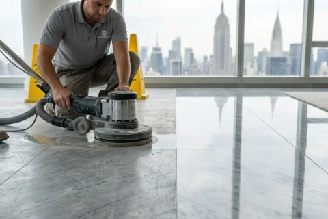 Marble Floor Polishing vs. Marble Restoration: What’s the Difference?