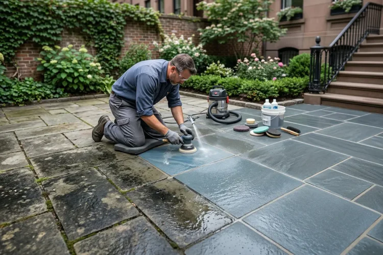 Bluestone Restoration in NYC: How to Restore Patios, Walkways, and Front Steps