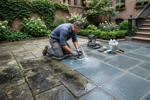Bluestone Restoration in NYC: How to Restore Patios, Walkways, and Front Steps
