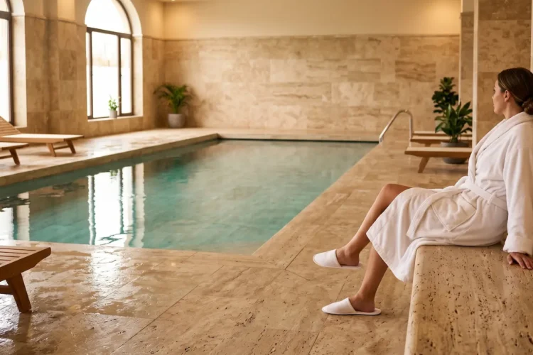 Travertine in Hotel Spas and Wellness Areas: Care Guide for Hospitality Professionals