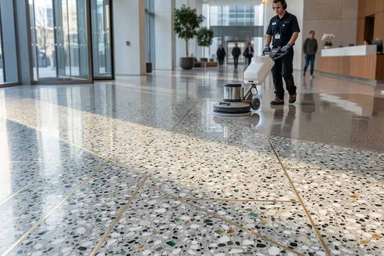 Terrazzo Floors in Commercial Buildings: Restoration and Long-Term Care