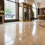 Limestone Lobby Floor Restoration for NYC Buildings