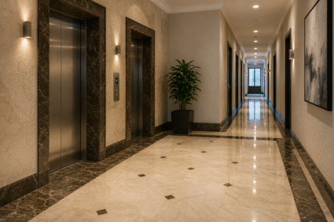 Elevator Lobbies and Corridors: The Overlooked Stone Surfaces in NYC Buildings