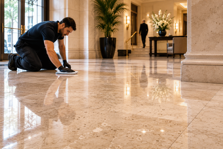 Limestone Lobby Floors in Luxury Residential Buildings: A Maintenance Guide for Boards and Managers